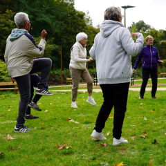 Séance de gymnastique - semaine bleue 2024